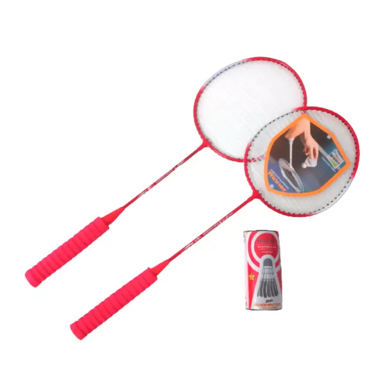 SET DE BÁDMINTON WINNER ECO. (2 RAQUETAS + 3 PLUMILLAS) - Imagen 2