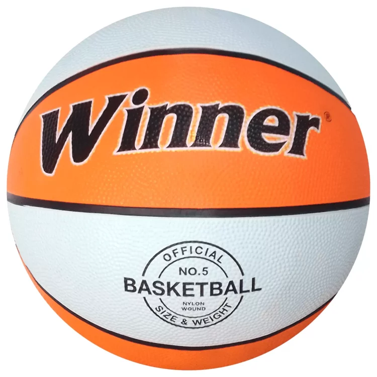 Pelota de Básket Winner Naranja/Blanco - Talla 5