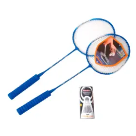 SET DE BÁDMINTON WINNER ECO. (2 RAQUETAS + 3 PLUMILLAS)