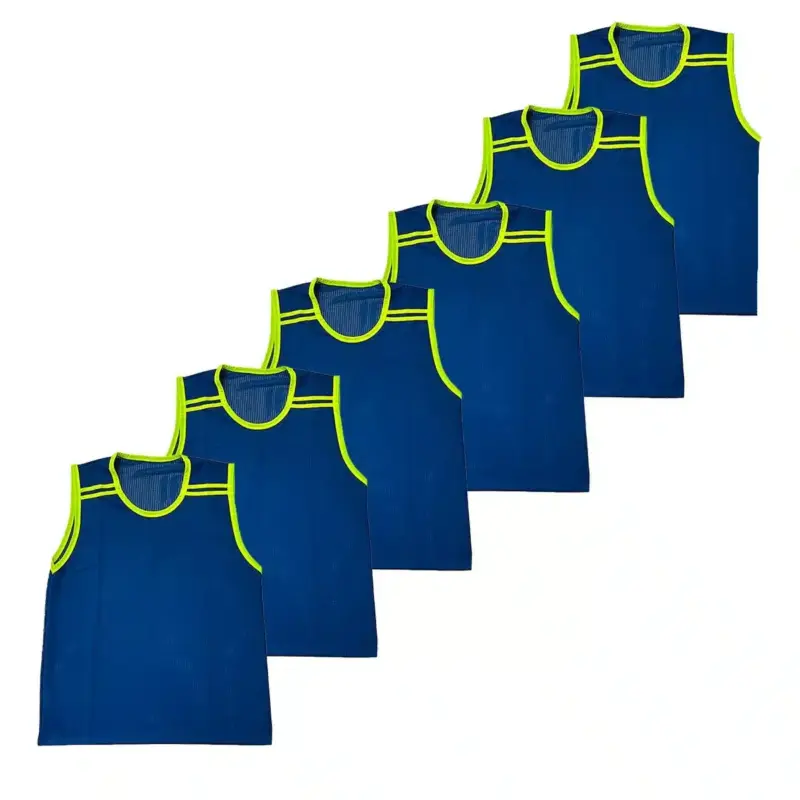 Kit de 6 Chalecos Manga Cero para Entrenamiento - Malla - Imagen 2