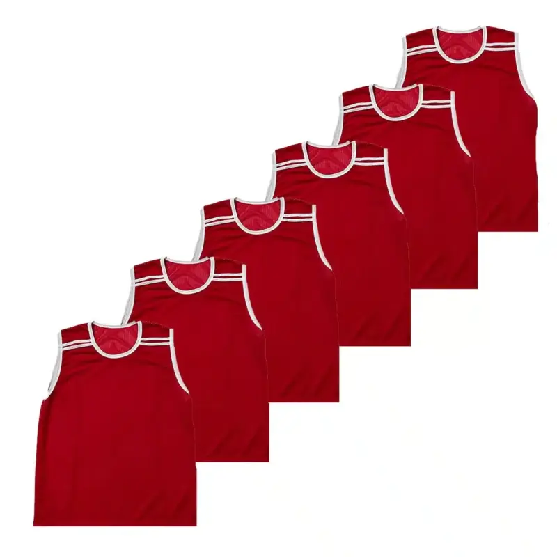 Kit de 6 Chalecos Manga Cero para Entrenamiento - Malla - Imagen 3
