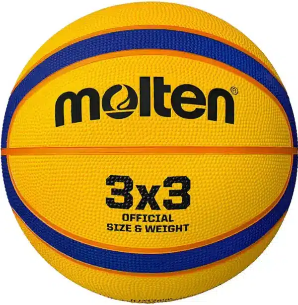 PELOTA PARA BASKET MOLTEN 3X3 LIBERTRIA #B33T2000 GOMA PREMIUM