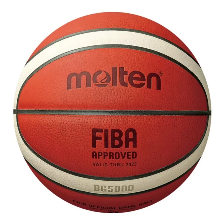 PELOTA PARA BASKET MOLTEN #BG5000 CUERO NATURAL PREMIUM