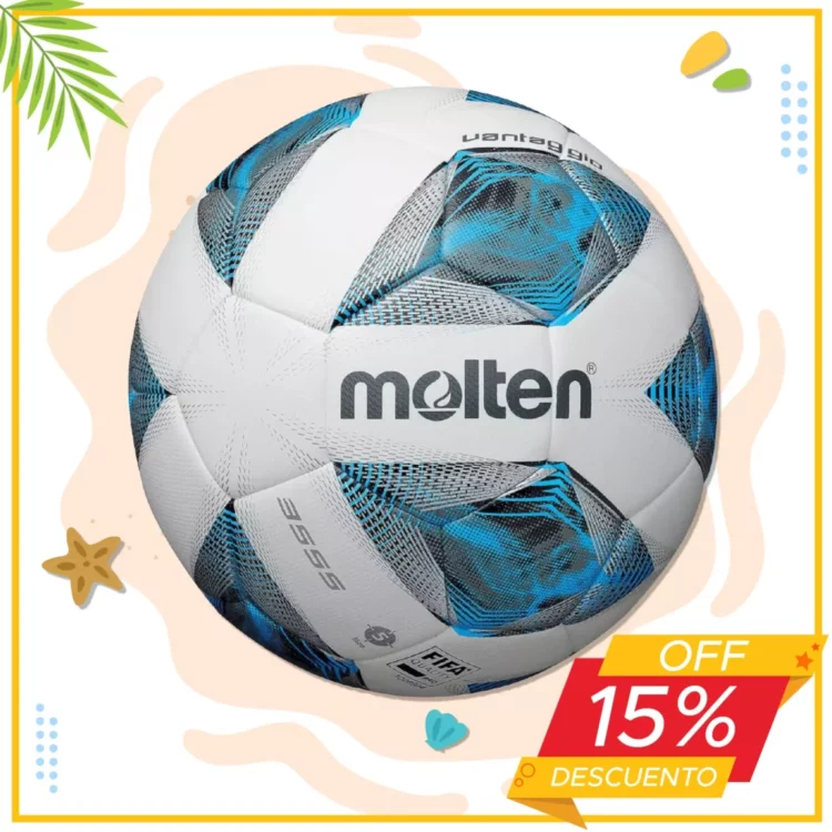 PELOTA PARA FÚTBOL MOLTEN #F5A3555-K FIFA PRO #5