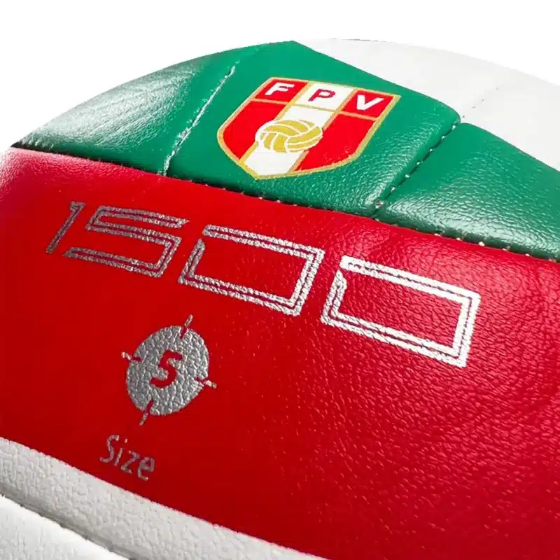 PELOTA PARA VOLEY MOLTEN #V5M-1500 COSIDO #5 WH/GREE/RED - Imagen 5