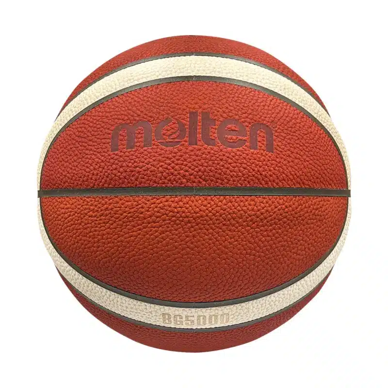 PELOTA PARA BASKET MOLTEN #BG5000 CUERO NATURAL PREMIUM - Imagen 3