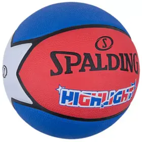 Alternative view of PELOTA PARA BASKET SPALDING HIGHLIGHT GOMA R/W/B - #7