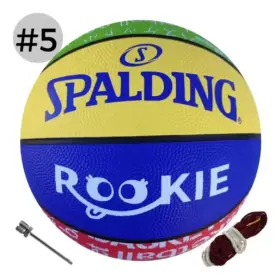 PELOTA PARA BASKET SPALDING ROOKIE MULTICOLOR #5