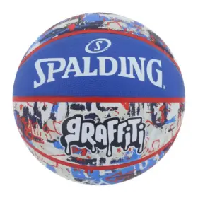PELOTA DE BASKET SPALDING GRAFFITI GOMA BLUE RED - #7