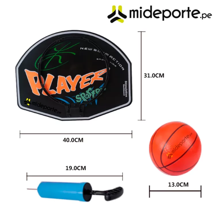 TABLERO PARA BASKET KIDS - SET COMPLETO - Imagen 2