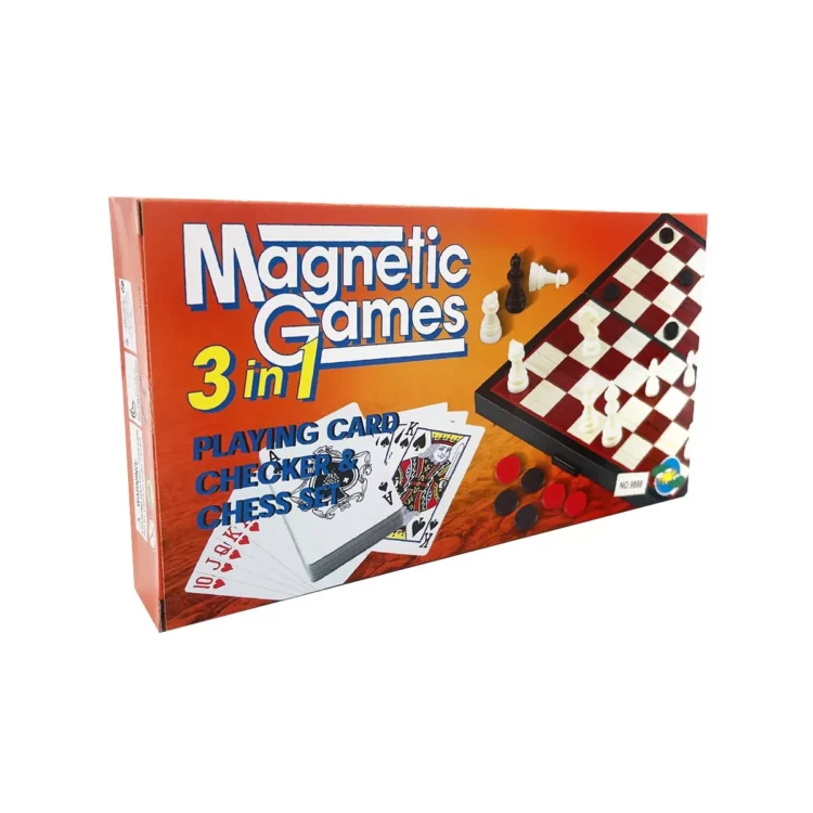 TABLERO DE AJEDREZ, DAMA Y CASINO - IMANTADOS - Imagen 2