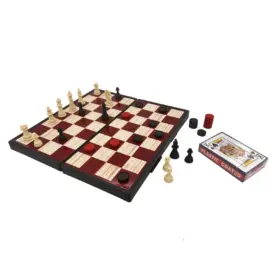 TABLERO DE AJEDREZ, DAMA Y CASINO - IMANTADOS