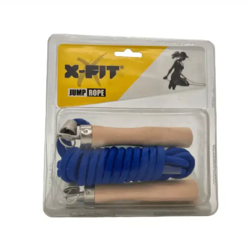 SOGA PARA SALTAR X-FIT CON MANGO DE MADERA - Imagen 8