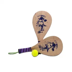 SET DE PALETAS DE PLAYA + PELOTA - RACQUET