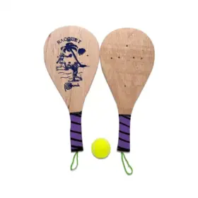 Alternative view of SET DE PALETAS DE PLAYA + PELOTA - RACQUET