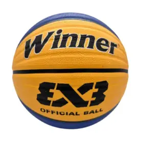 PELOTA DE BÁSKET WINNER 3X3 AZUL / AMARILLO #7