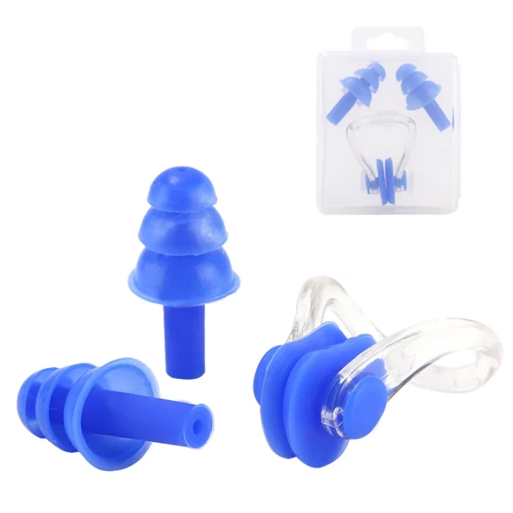 NARICERA + TAPONES DE OÍDOS CON PINZA NARIZ PARA NATACIÓN