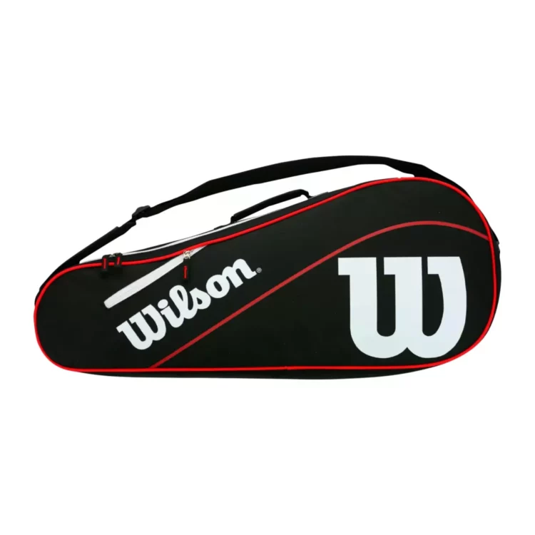 RAQUETERO WILSON ADVANTAGE III (NEGRO/ROJO)