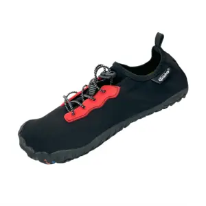 AQUA SHOES PORTO NEGRO/ROJO - HOMBRE