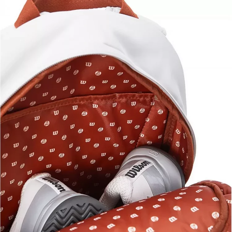 MOCHILA WILSON ROLAND GARROS PREMIUM BACKPACK OYSTER - Imagen 2