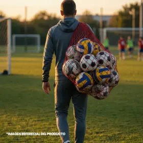 Alternative view of PORTA BALONES SPORTEX - PARA FÚTBOL VOLEY BÁSQUET