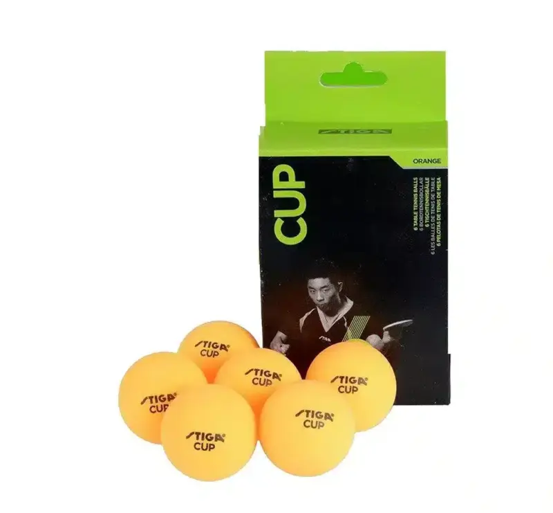 PELOTAS TENNIS DE MESA STIGA CUP - NARANJA