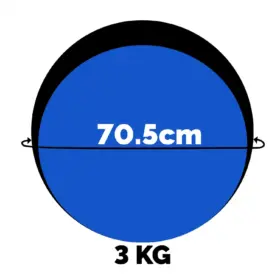 Alternative view of PELOTA MEDICINAL WINNER - 3 KG