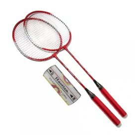 SET DE BÁDMINTON TORNEO ECO. (2 RAQUETAS + 3 PLUMILLAS)