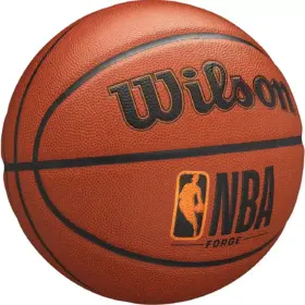 Alternative view of PELOTA DE BASKET WILSON NBA FORGE MARRÓN - #7
