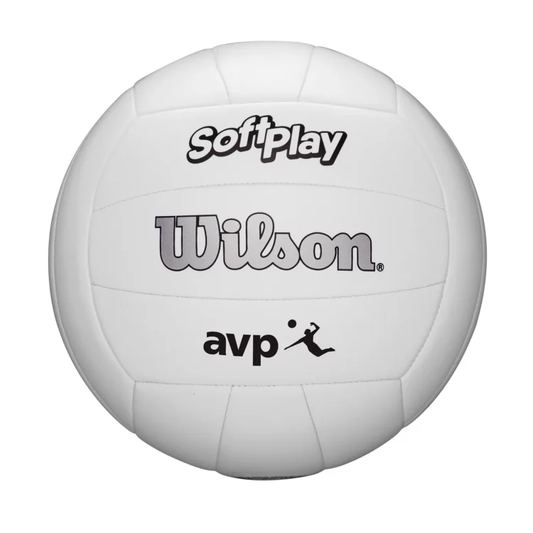 PELOTA DE VOLEY WILSON AVP SOFT PLAY #5 - BLANCO