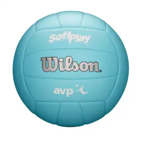 PELOTA DE VOLEY WILSON AVP SOFT PLAY #5 - CELESTE