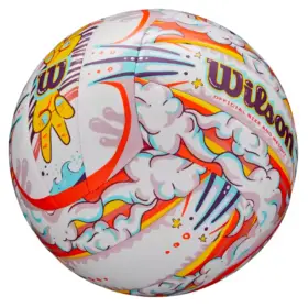 Alternative view of PELOTA DE VOLEY WILSON GRAFFITI PEACE WHITE/ORANGE #5