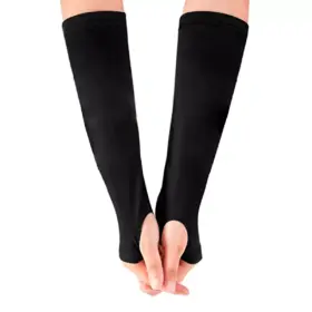 MANGAS DE VOLEY WINNER CON AGUJERO - NEGRO