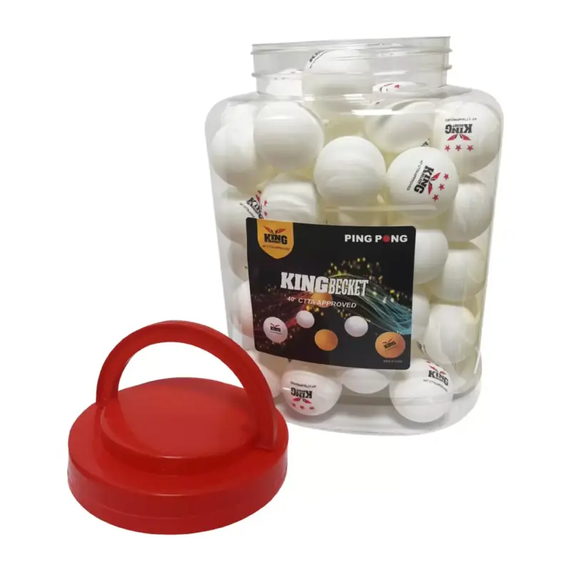 PELOTAS PING PONG KING X60 UNID - TRES ESTRELLAS - Imagen 2
