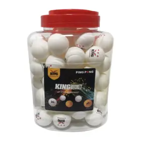 PELOTAS PING PONG KING X60 UNID - TRES ESTRELLAS