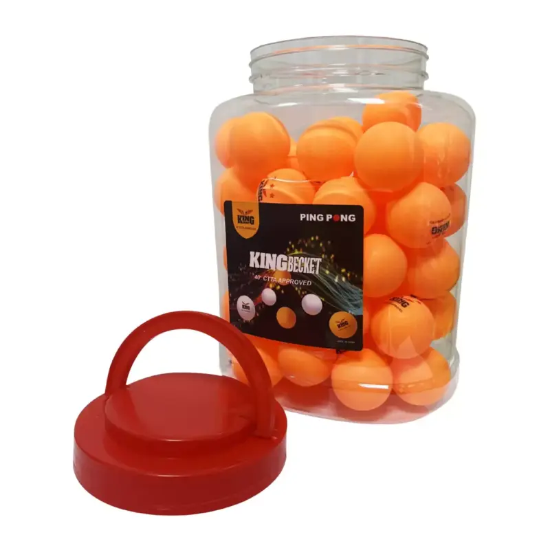 PELOTAS PING PONG KING X60 UNID - TRES ESTRELLAS - Imagen 3