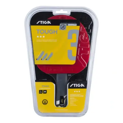 RAQUETA DE PING PONG STIGA TOUGH 3 ESTRELLAS
