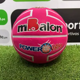 PELOTA DE BASKET MIBALÓN GOMA CELULAR NEÓN - TALLA 6