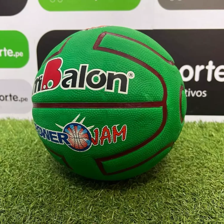 PELOTA DE BASKET MIBALÓN GOMA CELULAR NEÓN - TALLA 6 - Imagen 2
