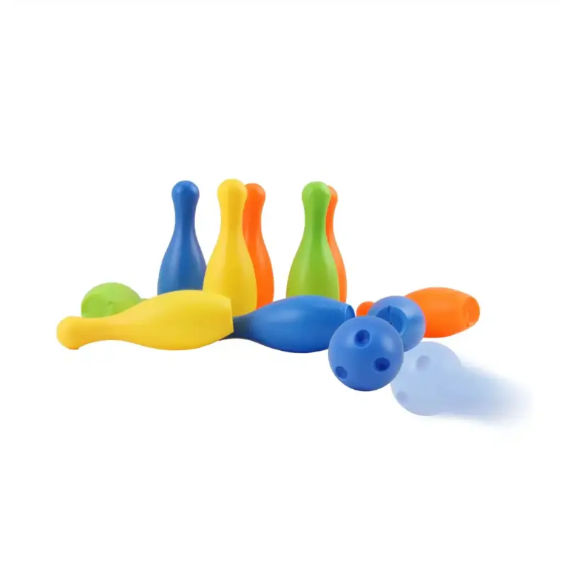 SET BOWLING NIÑOS PALITROQUES 10 PALOS + 2 PELOTAS (S) - Imagen 5