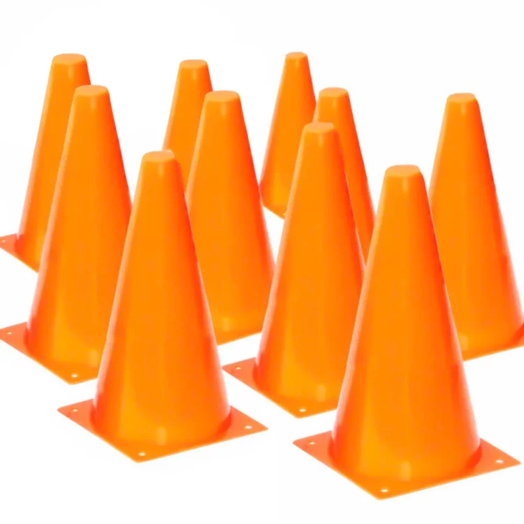 Pack X 10 Conos Pvc 25cm Entrenamiento Deporte