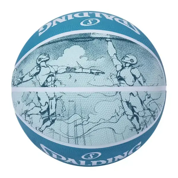 PELOTA DE BÁSKET SPALDING SKETCH CRACK BLUE #7 - Imagen 3