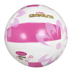 PELOTA DE VOLEY VINIBALL SEMIDEPORTIVA CHIBOLITA FLORES ROSADO