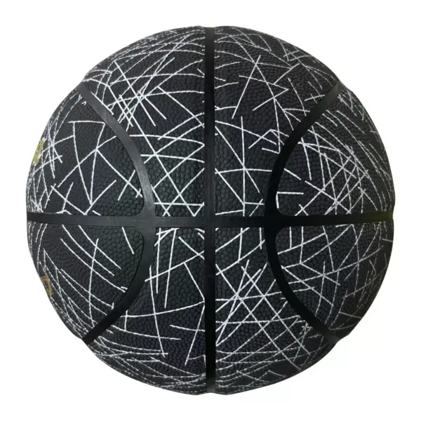 PELOTA DE BASKET REDONDA STAR CUERO NEGRO - Imagen 2
