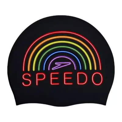 GORRO PARA NATACIÓN SPEEDO SLOGAN PRIDE ARCOIRIS - ADULTO