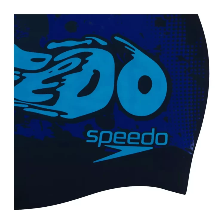 GORRO PARA NATACIÓN SPEEDO SLOGAN PRINTED BLUE/BLUE - JUNIOR - Imagen 3
