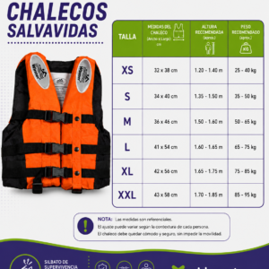 CHALECO SALVAVIDAS WINNER #SWD-001 - Imagen 3