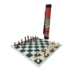 TABLERO DE AJEDREZ ENROLLABLE WINNER TUBO - MADERA