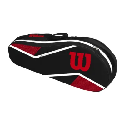 RAQUETERO WILSON ADVANTAGE BAD IN (NEGRO/ROJO)