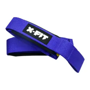 STRAPS PARA LEVANTAMIENTO DE PESAS X-FIT - AZUL